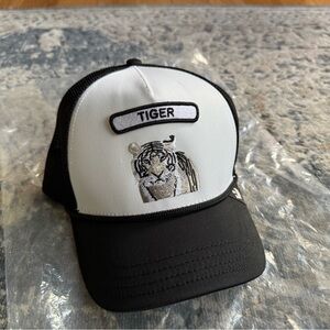 Trucker Hat with Tiger Embroidery - Goorin Bros. (NEW)